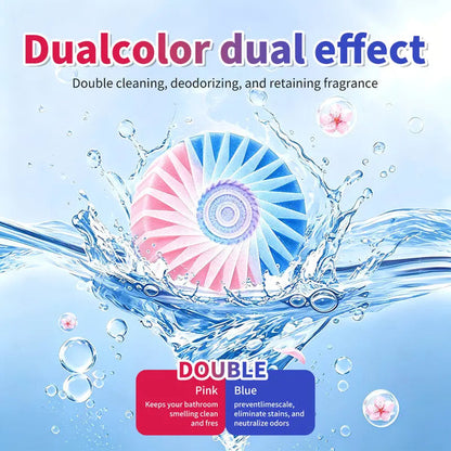Dual-Color Toilet Cleaning Agent