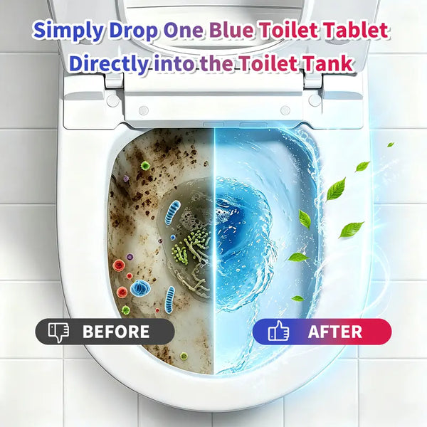 Dual-Color Toilet Cleaning Agent