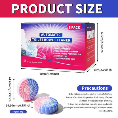 Dual-Color Toilet Cleaning Agent